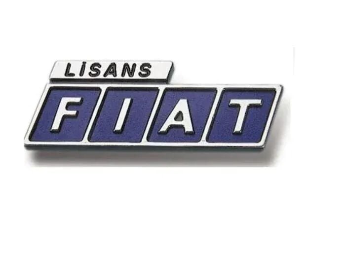 Yazı Fıat Lisans Mavi Slx